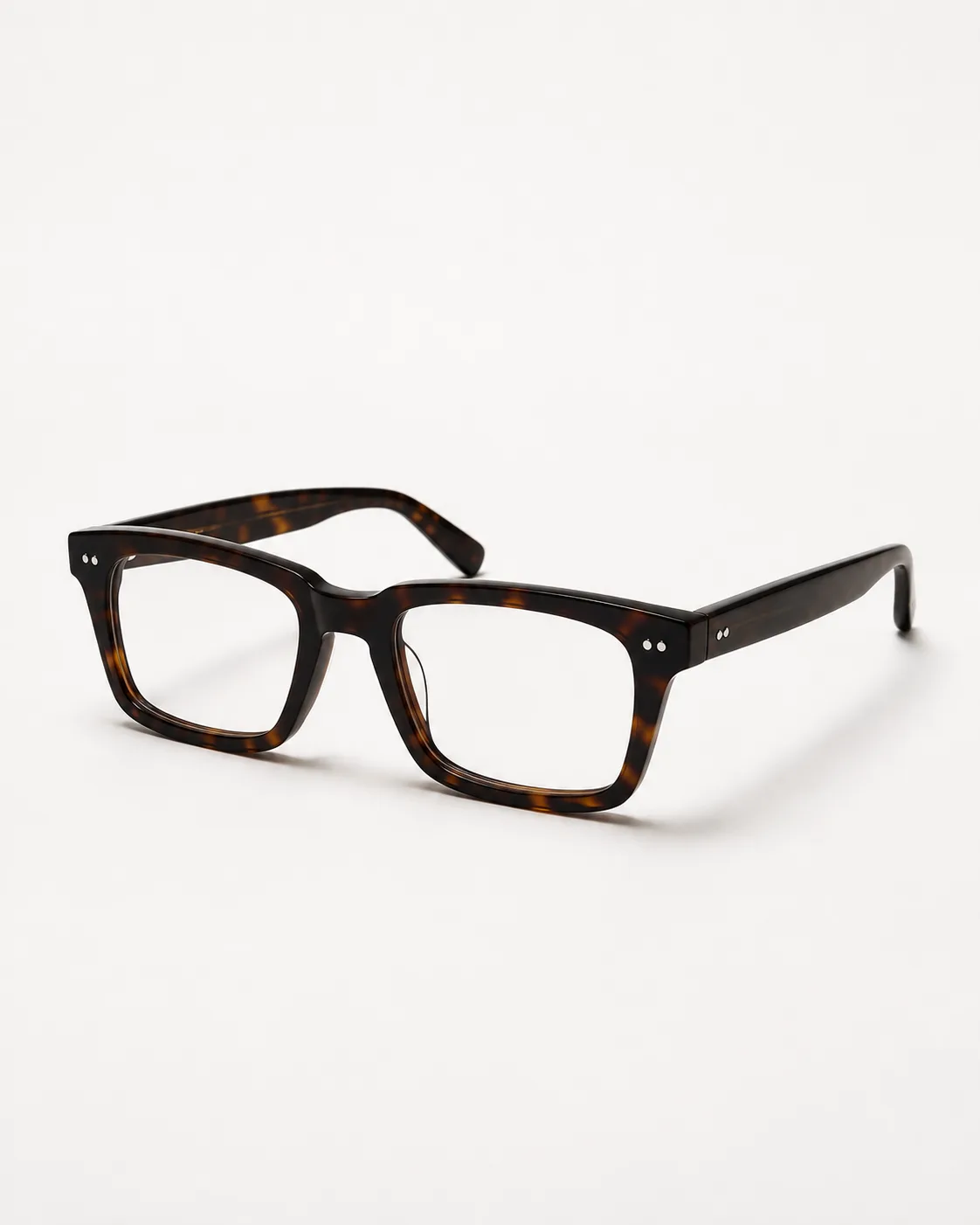 Lentes rectangular carey vistos de frente