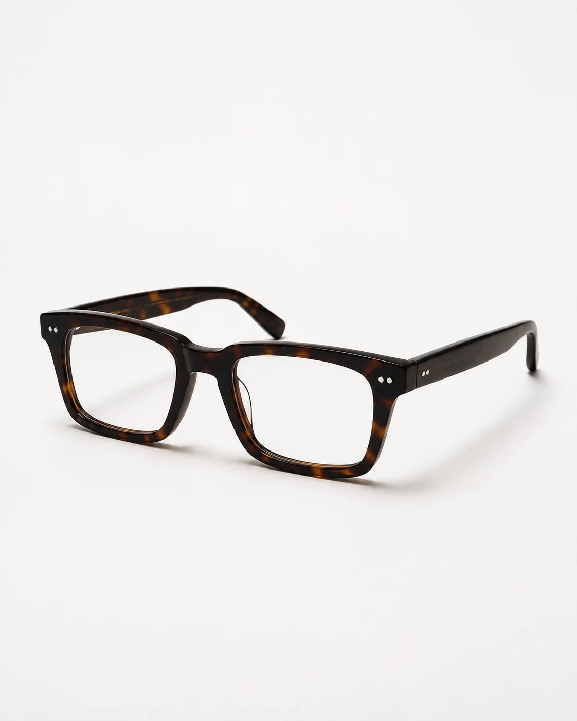 Lentes rectangular carey vistos de frente